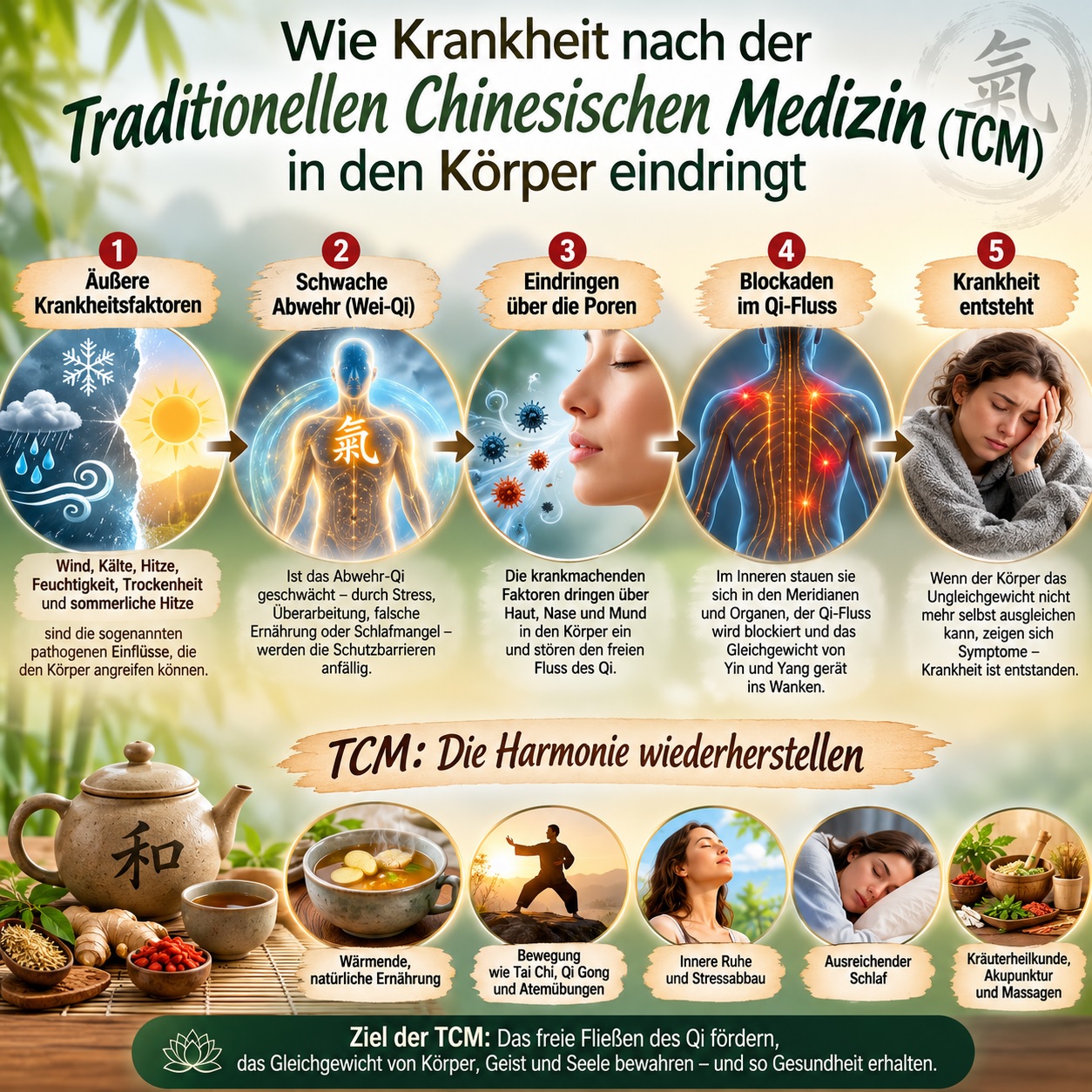 Wie Krankheit in den Körper eindringt