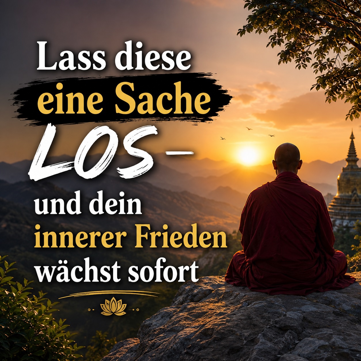 Lass die eine Sache los