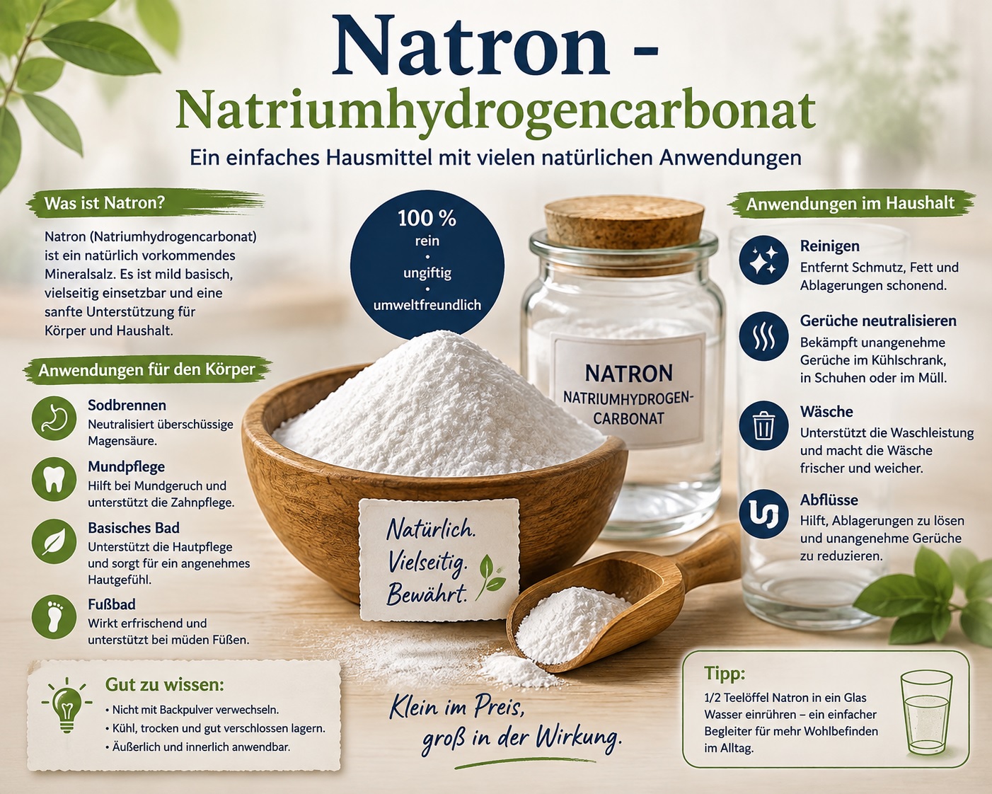 Natron - Natriumhydrogencarbonat