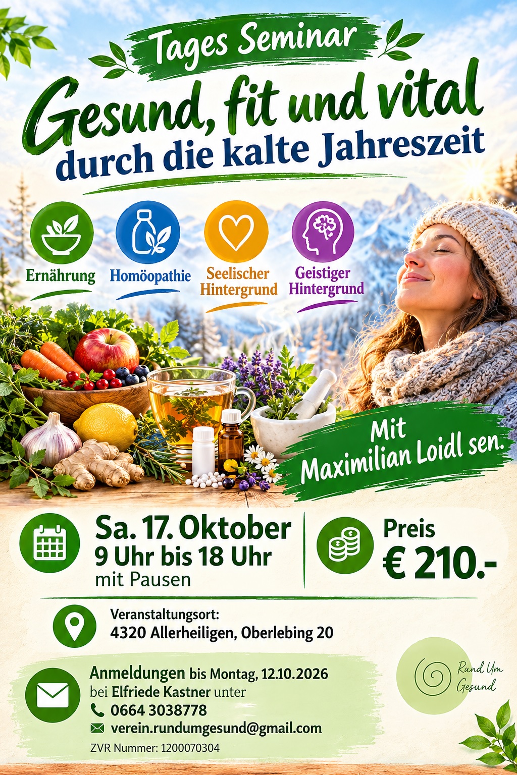 Vortrag Gesund durch die kalte Jahreszeit
